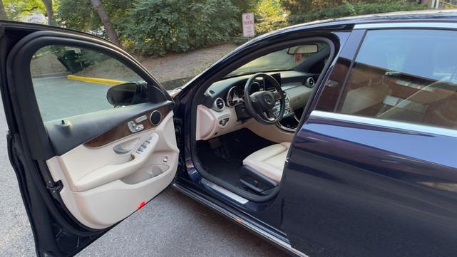 Photo of 2018 Blue Mercedes-Benz C-Class