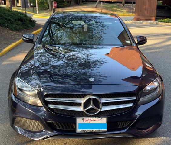 Photo of 2018 Blue Mercedes-Benz C-Class