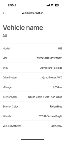 Photo of 2023 Blue Rivian R1S