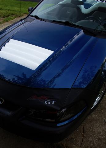 Photo of 2000 Blue Ford Mustang