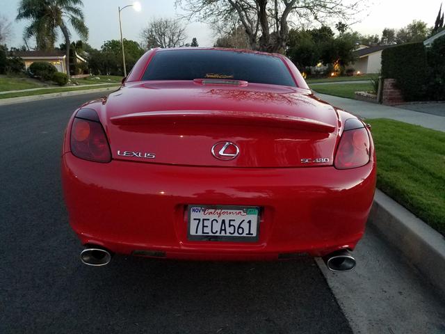 Photo of 2002 Red Lexus SC 430