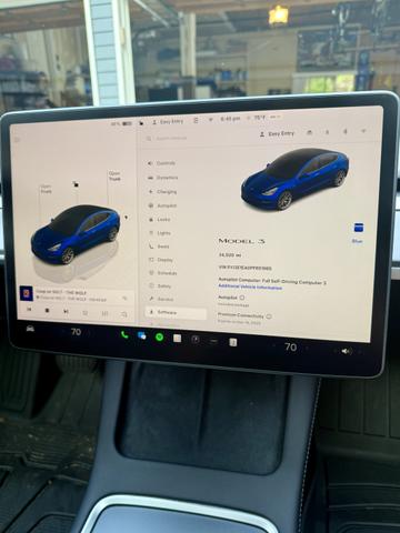 Photo of 2023 Blue Tesla Model 3