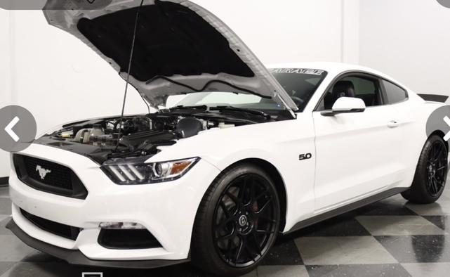 Photo of 2015 White Ford Mustang
