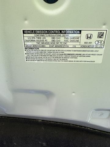 Photo of 2021 White Honda Accord