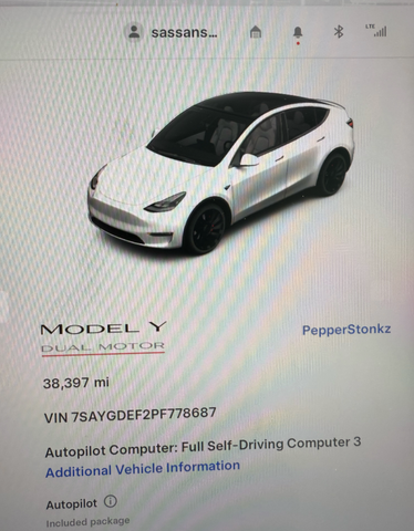 Photo of 2023 White Tesla Model Y