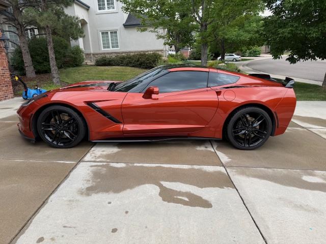 Photo of 2015 Orange Chevrolet Corvette