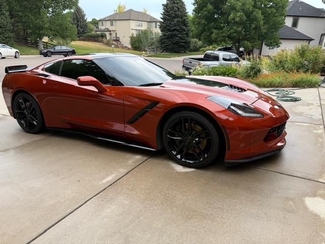 Photo of 2015 Orange Chevrolet Corvette