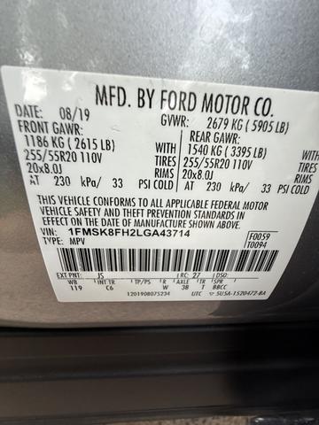 Photo of 2020 Silver Ford Explorer