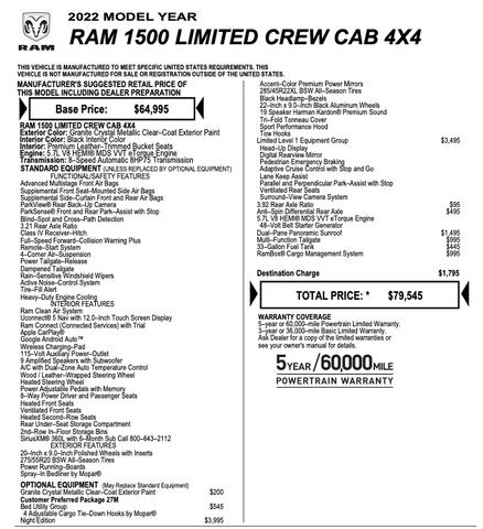 Photo of 2022 Silver RAM 1500