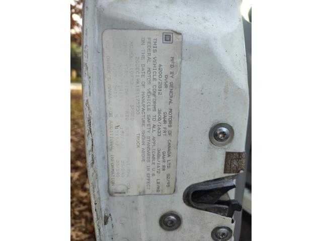 Photo of 1995 White Chevrolet 1500