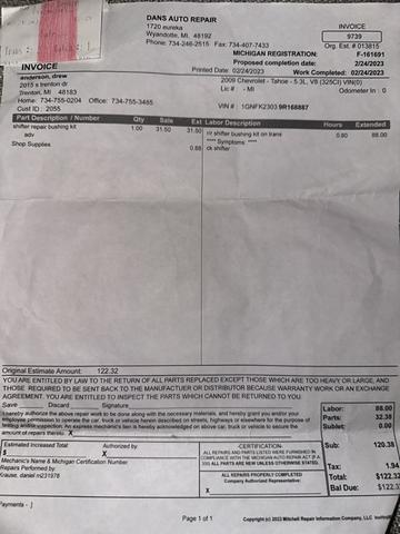 Photo of 2009 Black Chevrolet Tahoe