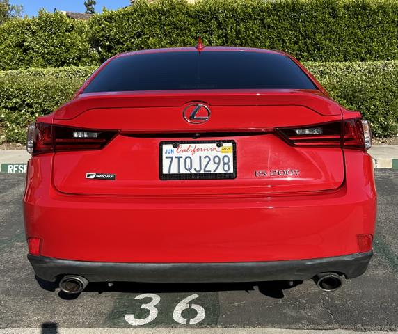 Photo of 2016 Red Lexus IS 200t