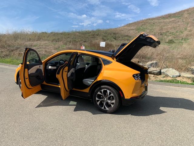 Photo of 2022 Orange Ford Mustang Mach-E