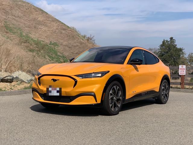 Photo of 2022 Orange Ford Mustang Mach-E