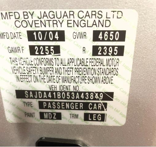 Photo of 2005 Silver Jaguar XKR