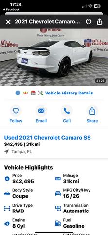 Photo of 2022 Red Chevrolet Camaro
