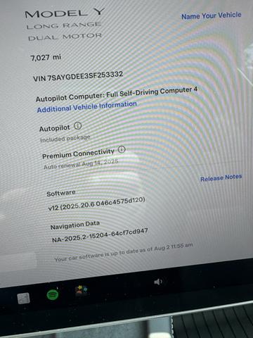 Photo of 2025 Silver Tesla Model Y