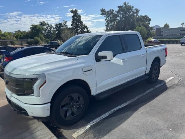 Photo of 2023 White Ford F-150 Lightning