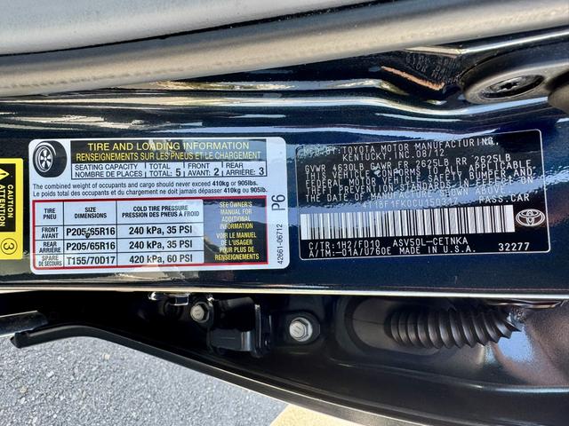 Photo of 2012 Black Toyota Camry