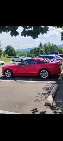 Photo of 2008 Red Ford Mustang