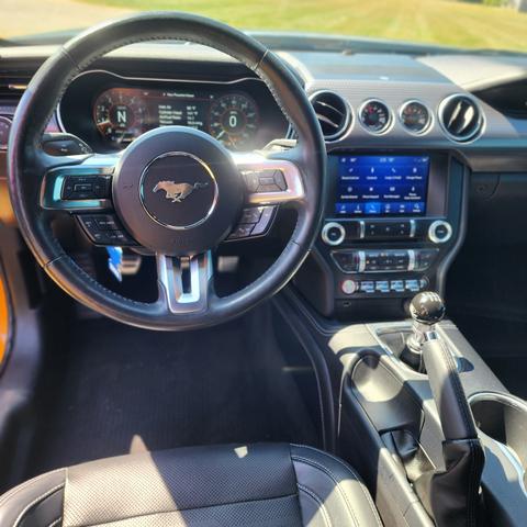 Photo of 2019 Orange Ford Mustang