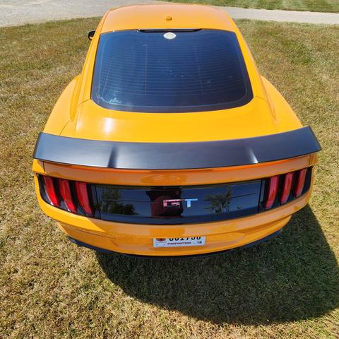 Photo of 2019 Orange Ford Mustang