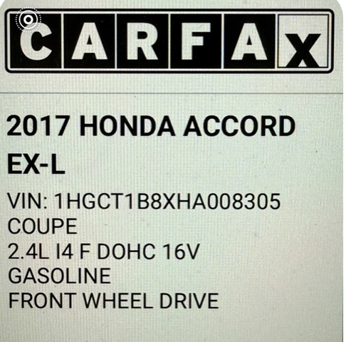 Photo of 2017 Red Honda Accord