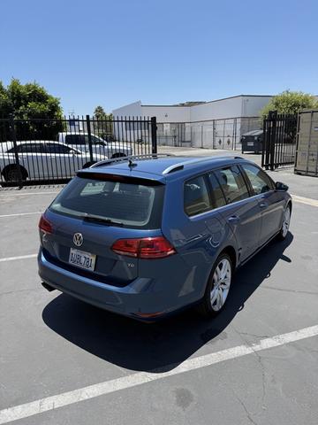 Photo of 2015 Blue Volkswagen Golf SportWagen