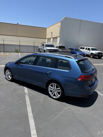 Photo of 2015 Blue Volkswagen Golf SportWagen