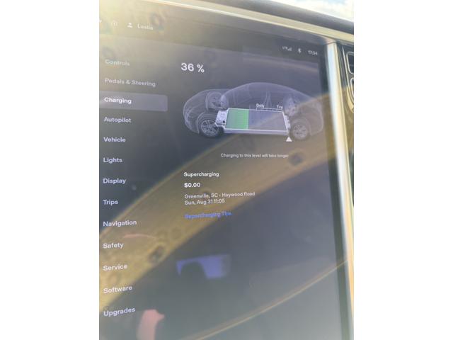 Photo of 2015 White Tesla Model S