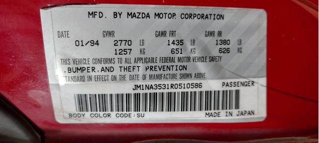 Photo of 1994 Red Mazda MX-5 Miata