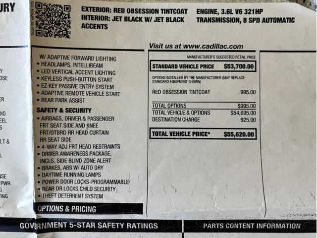 Photo of 2014 Red Cadillac CTS