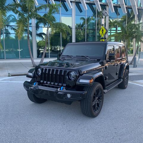 Photo of 2023 Black Jeep Wrangler 4xe