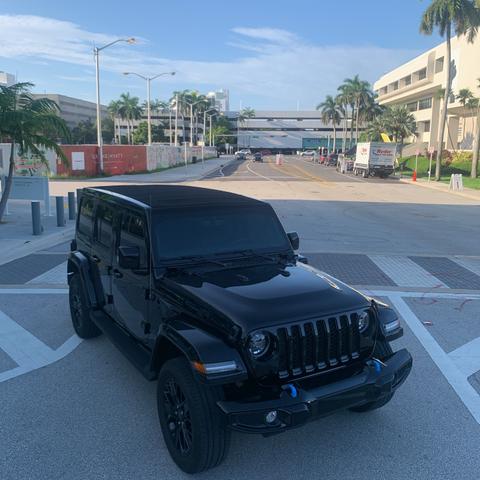 Photo of 2023 Black Jeep Wrangler 4xe