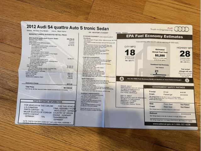 Photo of 2012 Gray Audi S4