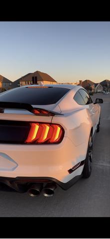 Photo of 2021 White Ford Mustang