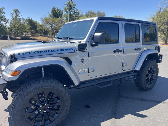 Photo of 2021 Silver Jeep Wrangler Unlimited 4xe