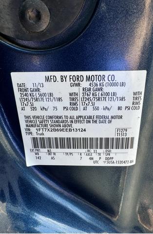 Photo of 2014 Blue Ford F-250