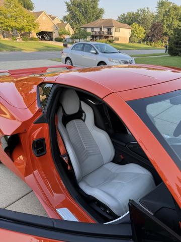 Photo of 2021 Orange Chevrolet Corvette