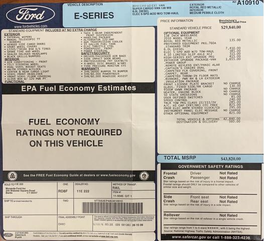 Photo of 2010 Red Ford E350 Super Duty