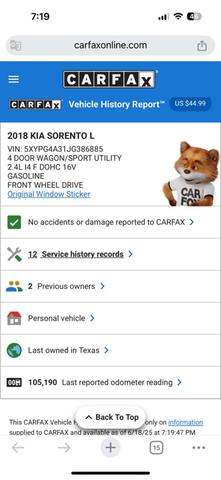 Photo of 2018 Gold Kia Sorento