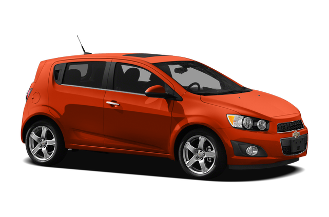 orange chevy sonic sedan