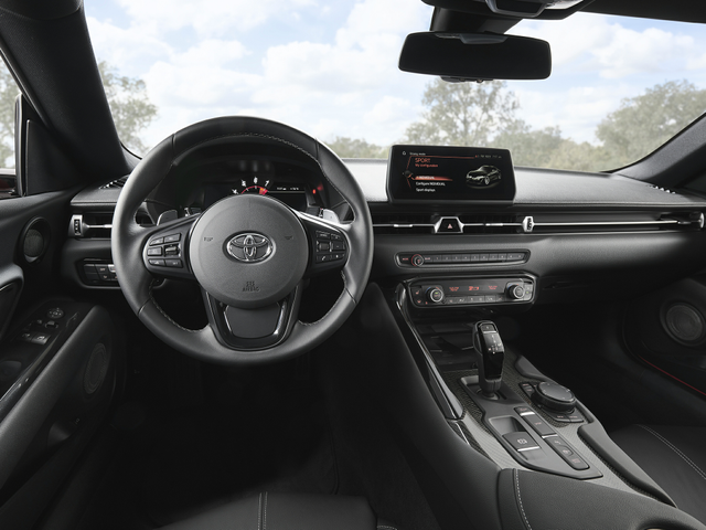 toyota supra interior 2022