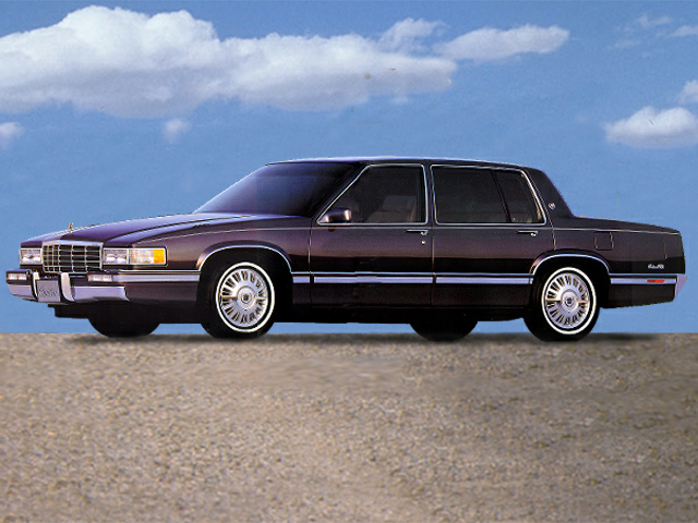 93 cadillac deville on 24s