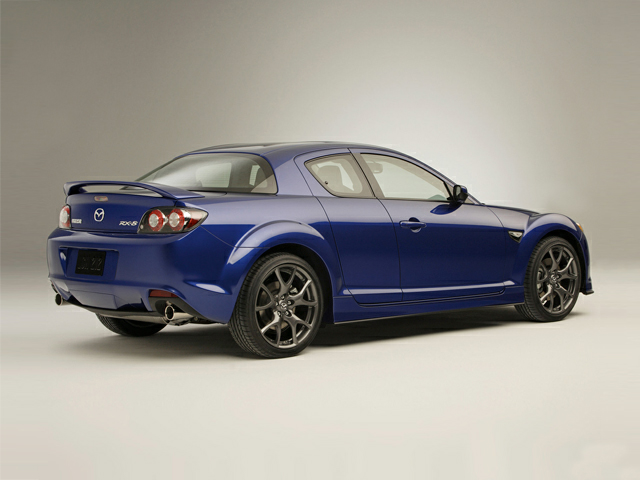 mazda rx 8 2009 bleu