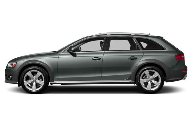 Audi A4 2001-2005 Dimensions Side View
