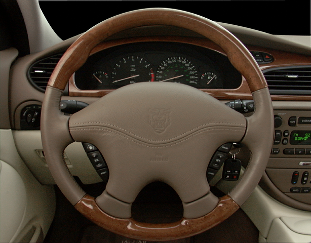 Jaguar s type store steering wheel