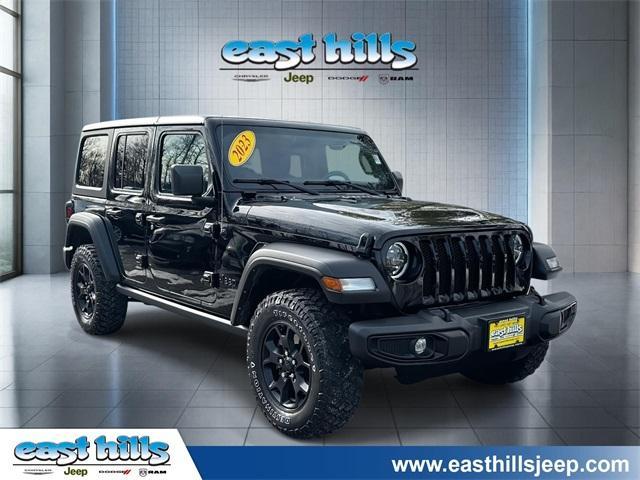 used 2023 Jeep Wrangler car, priced at $30,180