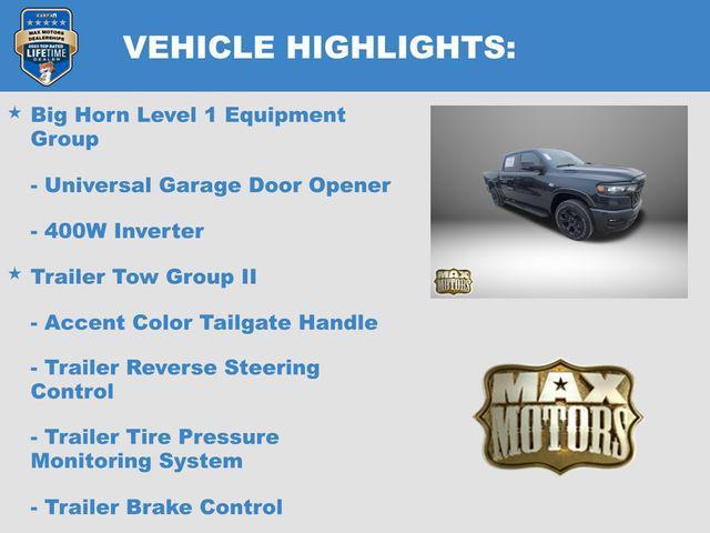 new 2026 Ram 1500 car, priced at $59,859