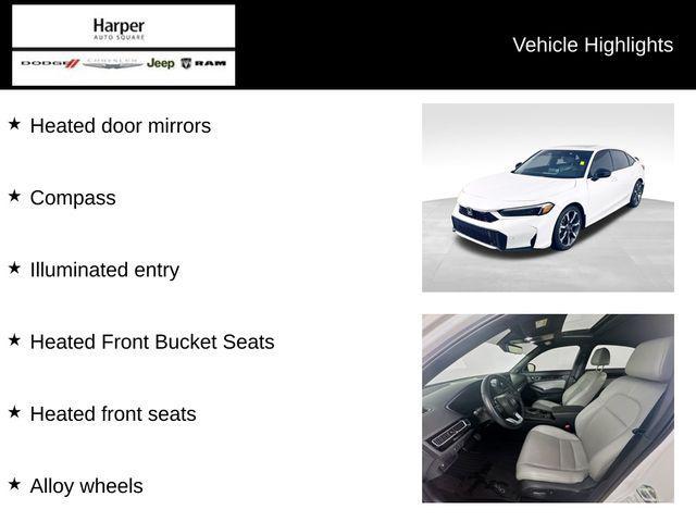used 2025 Honda Civic Hybrid car, priced at $29,218